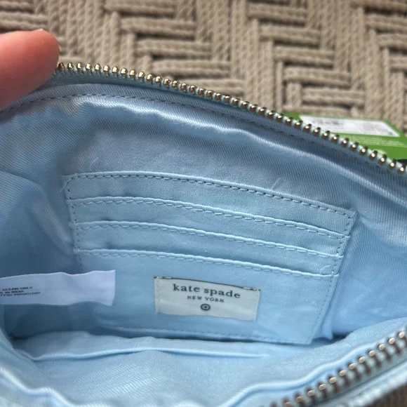 KATE SPADE x TARGET COLLABORATION Blue & Green Beaded Clutch NWT - Picture 10 of 12